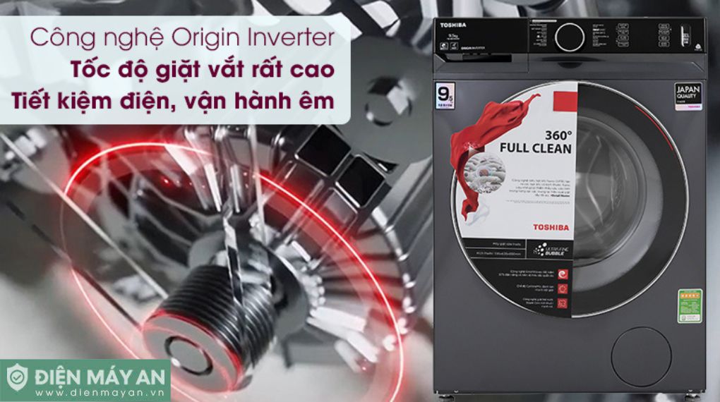 Máy Giặt Toshiba Inverter 9.5 Kg TW-BK105G4V(MG)